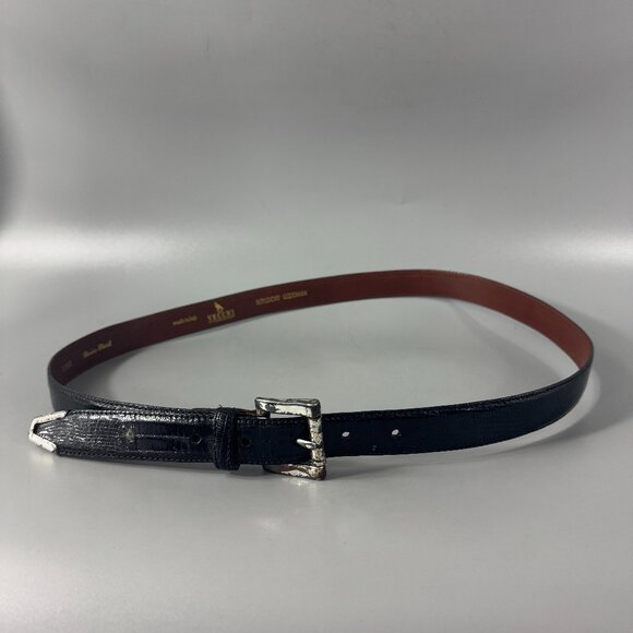 De Vecchi Other - De Vecchi by Hamilton Hodge Bergdorg Goodman Genuine Lizard Black Blet, Size 38